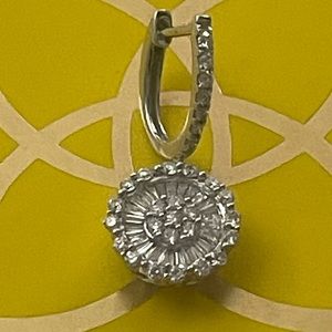 Diamond Earring 14k gold .62 TCW One Earring Only